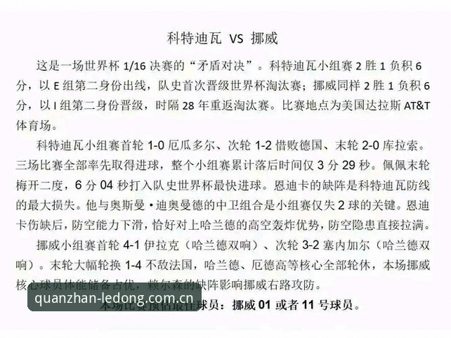 世界杯观赛避坑指南：从挪威半场领先看如何高效追踪赛事